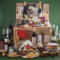 Winebuyers Luxury Wine and Cheese Gift Hamper, 75cL, Christmas CelebrationBy Winebuyers
