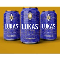 Lukas, 4.2% Helles Lager (Gluten Free) 12x330ml cans