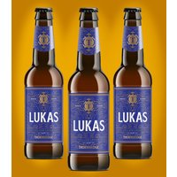 Lukas , 4.2% Helles Lager (Gluten Free) 12 x 330ml bottles