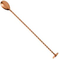Classic Rose Gold Bar Spoon 27cm - Engraving