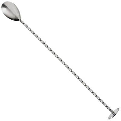 Classic Stainless Steel Bar Spoon 27cm - Engraving