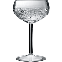 Winebuyers Freddo Coupe Wine Glass, 21cl, Lead-free Crystal, Embossed Ice PatternBy Winebuyers