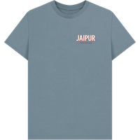 Jaipur logo with pink T logo backprint