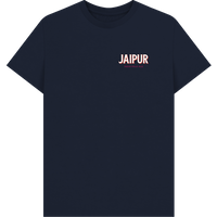 Jaipur logo with pink T logo backprint