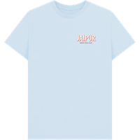 Jaipur logo with pink T logo backprint