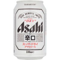 Asahi Super 'Dry' 5% 6x330ml Cans