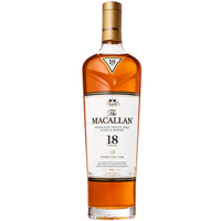 The Macallan Whisky 18 Year Old Sherry Cask Single Malt Scottish Whisky