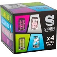 Siren Pale For Days - Mixed pack of 4x330ml cans