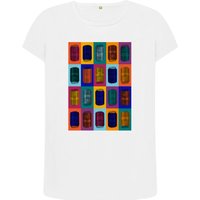 Womens Thornbridge pop art cans T shirt