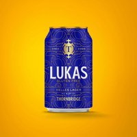 Lukas Can, 4.2% Helles Lager (Gluten Free)