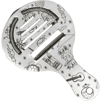 Winebuyers Tiki Coley Stainless Steel Strainer, 15.5cm, No Prong, Dishwasher SafeBy Winebuyers