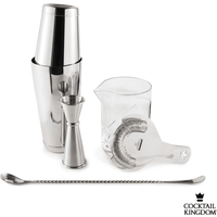 Cocktail Kingdom Essential Cocktail Set, Stainless Steel, 75cl, Wine Making KitBy Winebuyers